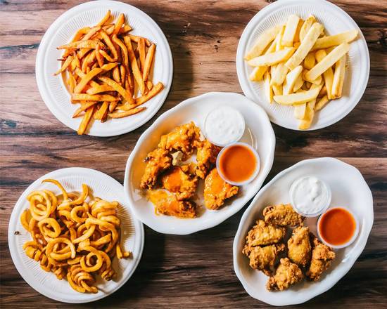 Korean hot fried chicken