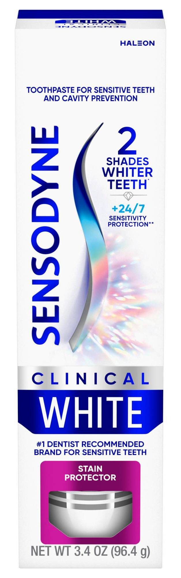 Sensodyne Clinical White Stain Protector Toothpaste (3.4 oz)