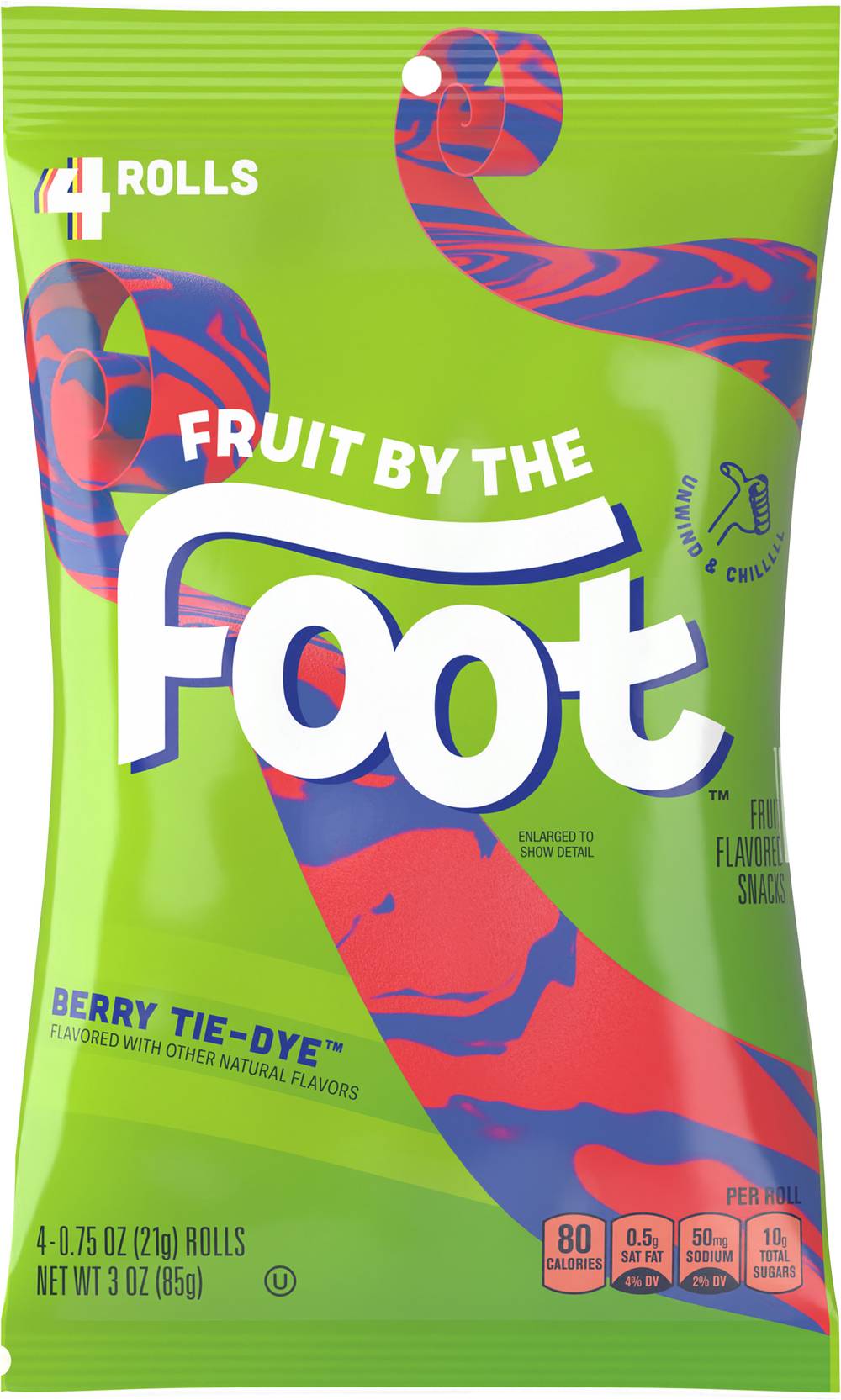 Fruit By the Foot Berry Tie-Dye Fruit Flavored Snacks (4 ct)