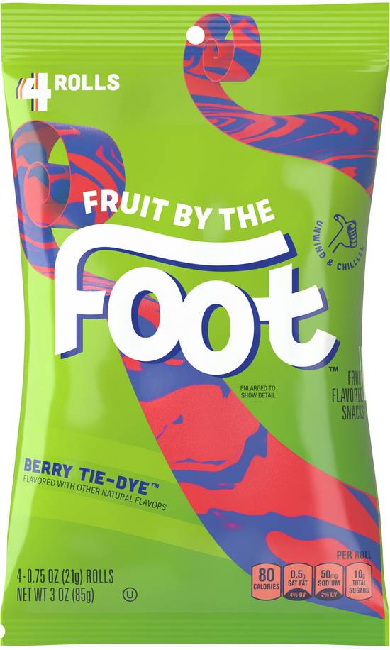 Fruit By the Foot Berry Tie-Dye Fruit Flavored Snacks (4 ct)