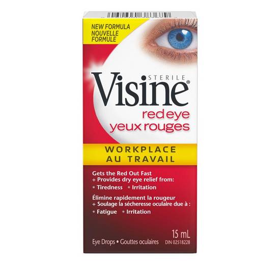 Visine Workplace Eye Drops (15 ml)