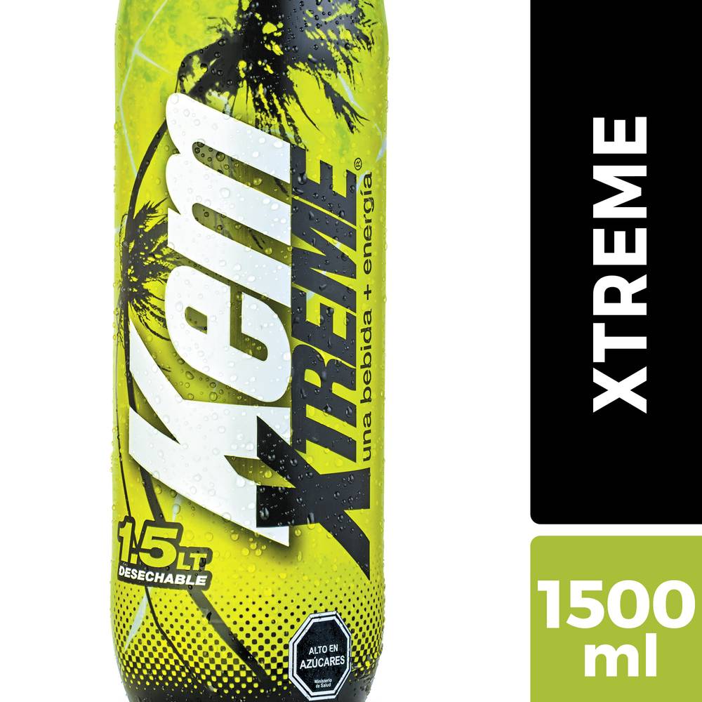 Kem xtreme bebida energética sabor piña (botella 1.5 l)