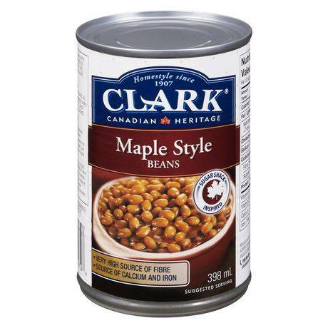 Clark fèves au goût de sirop d'érable (398 ml) - maple style baked beans (398 ml)