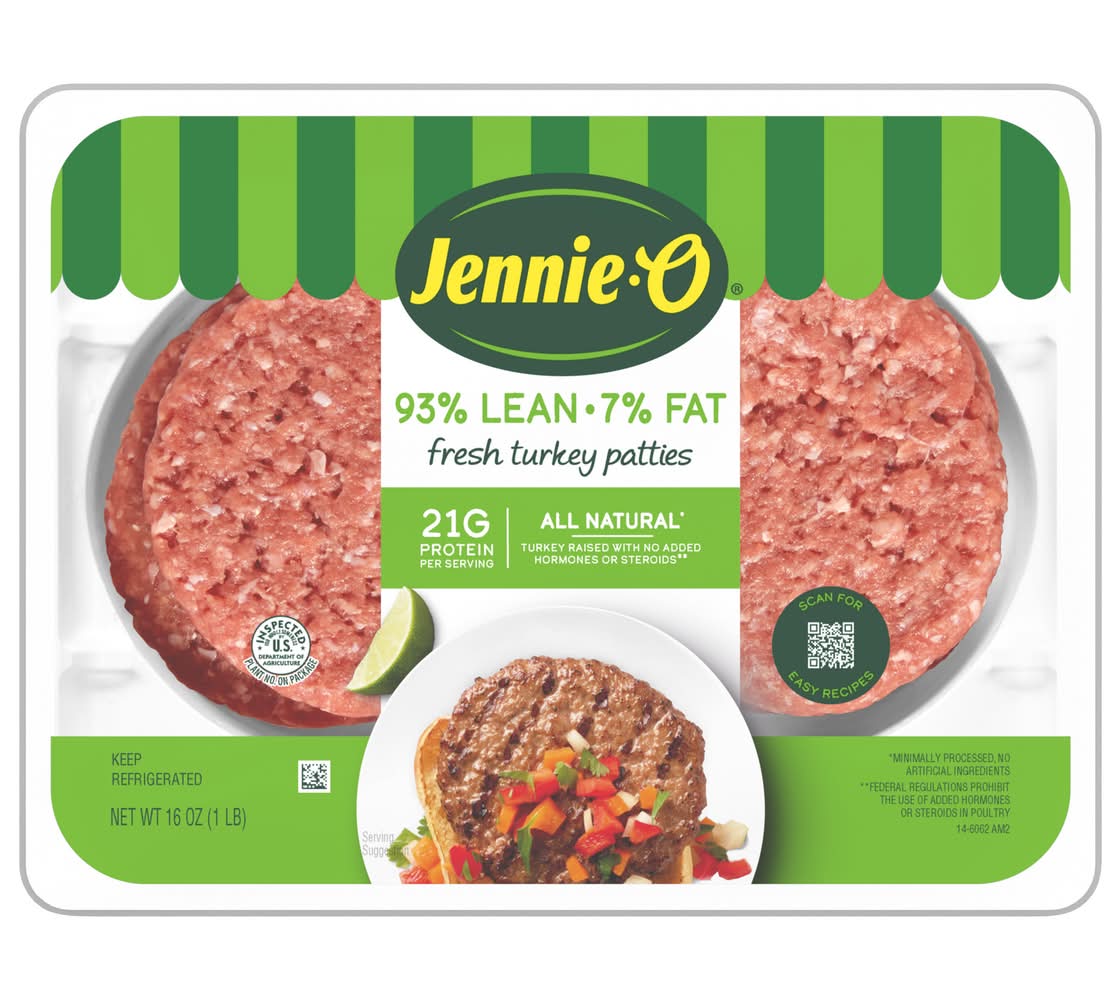Jennie-O All Natural Fresh Turkey Patties (16 oz)