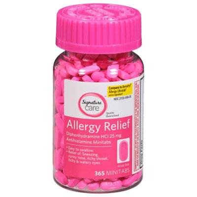 Signature Care Allergy Relief Diphenhydramine Mini