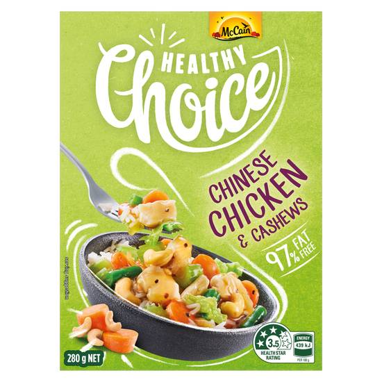 Mccain Frozen Healthy Choice Chinese Chicken With Cashews 280g