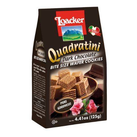 Loacker Quadratini Double Chocolate Wafer Cookies4.41oz