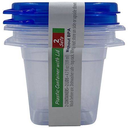 Walgreens Plastic Containers With Lids