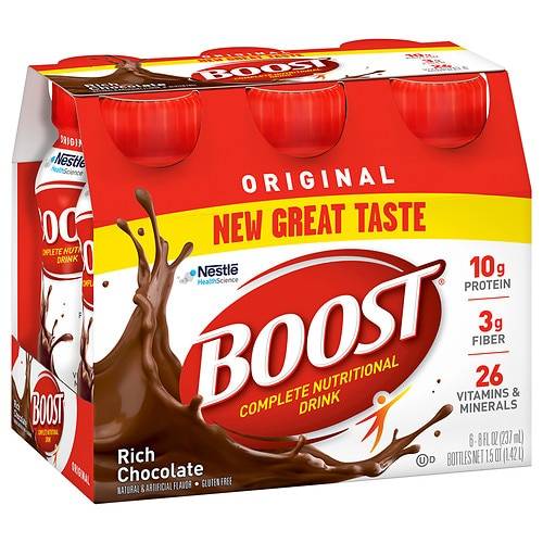 Boost Balanced Nutritional Drink Rich Chocolate - 8.0 fl oz x 6 pack