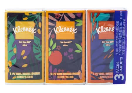 Kleenex® On The Go™ Ultra Tissues 3-Pack