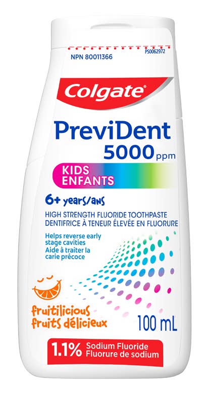 Colg.Prevd5000 Dentif.Enf.6+Fruits 100Ml - Prevd5000 Fruit.Kids Tooth