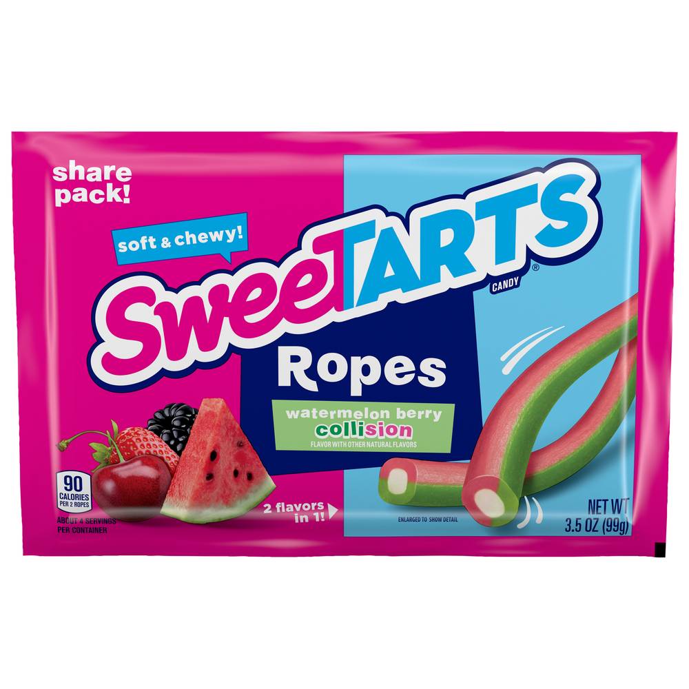 Sweetarts Ropes Watermelon Berry Collision Candy