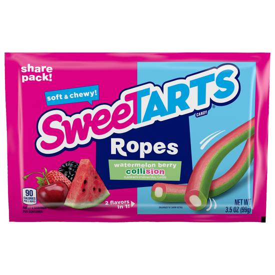 Sweetarts Ropes Watermelon Berry Collision Candy