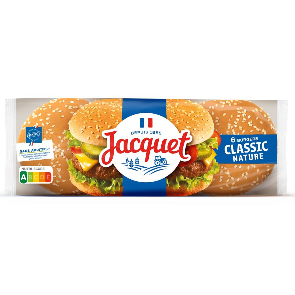 Jacquet - Pains burger classic nature (330g)