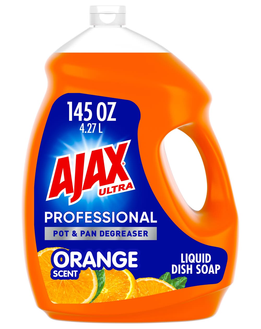 Ajax Ultra Professional Pot & Pan Degreaser Orange Scent Dish Liquid (145 fl oz)