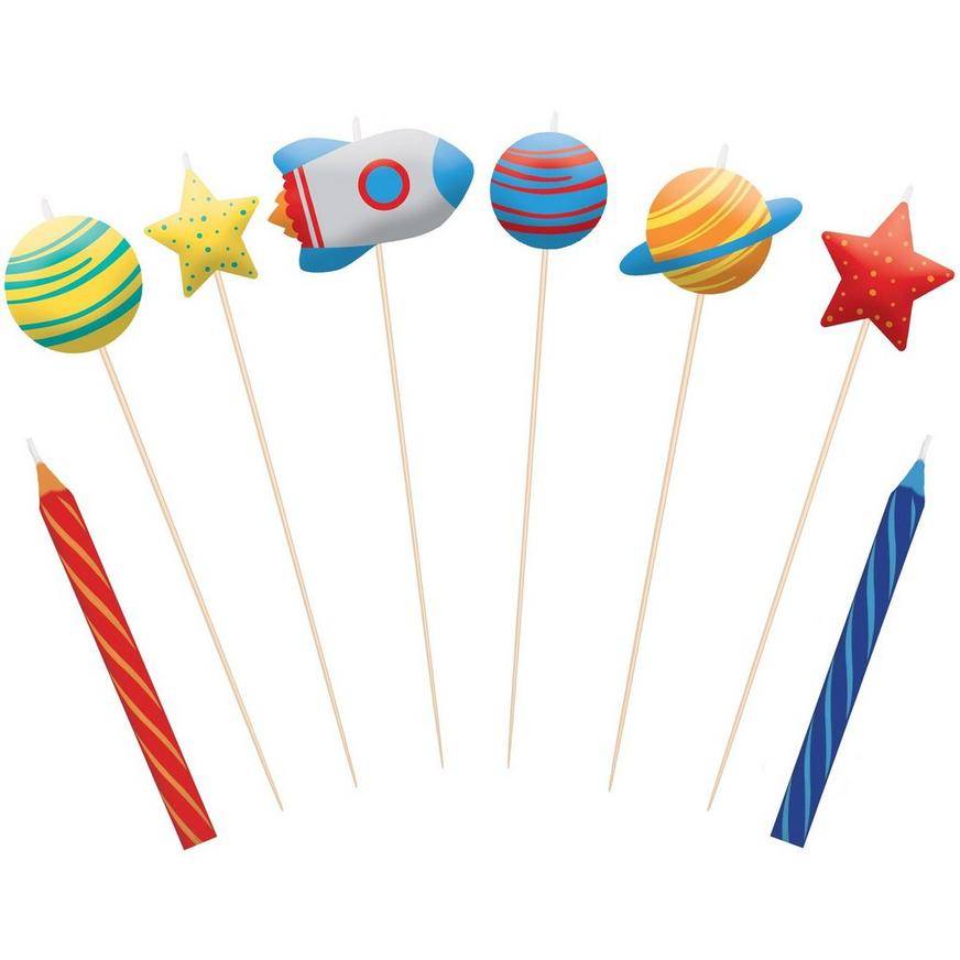 Party City Blast Off Birthday Candles