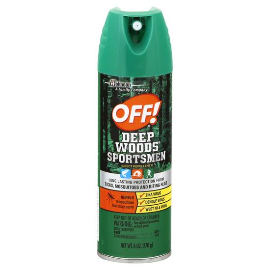 Off! Deep Woods Sportsmen Insect Repellent Spray (6 oz)