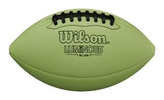 Wilson Luminous Glow Junior Football, Green