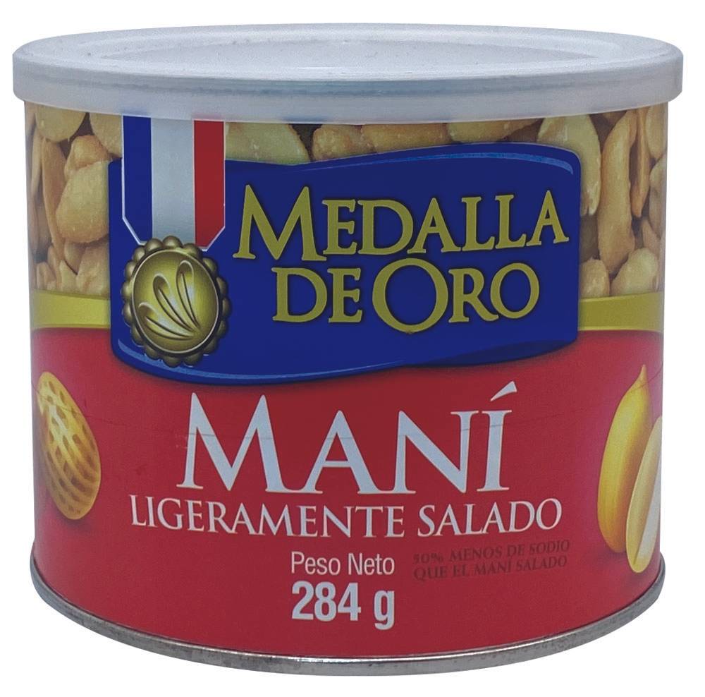 Medalla de oro mani salado (lata 284 g)