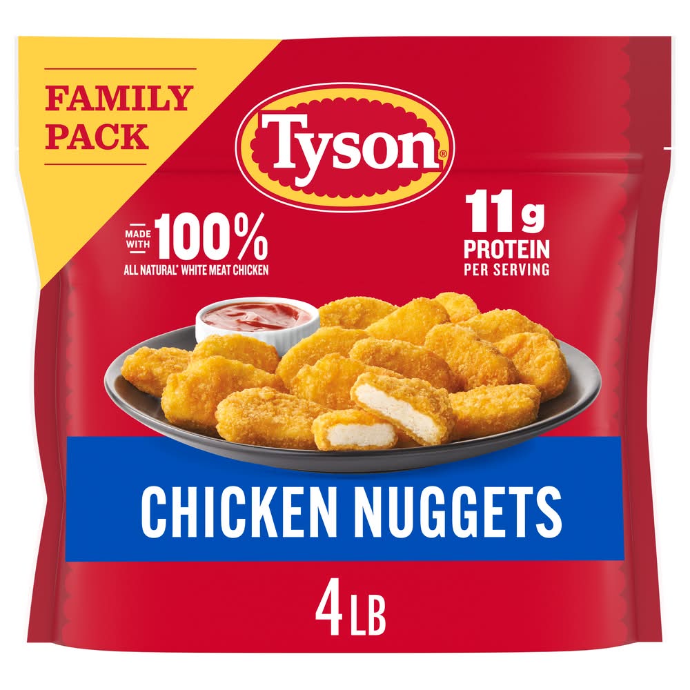 Tyson Chicken Nuggets Family pack (4 lbs)