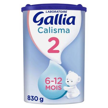 Lait bébé en poudre 2ème âge dès 6 mois Calisma GALLIA - la boite de 830g