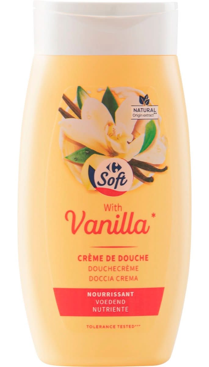 Carrefour Crème de Douche Lait de Vanille 250 ml