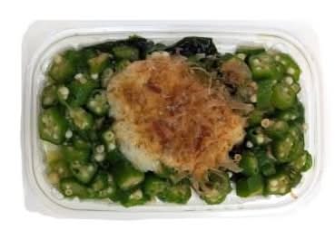 おくらと山芋のおひたし