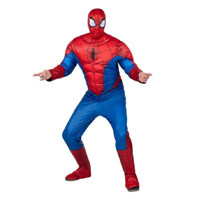 Marvel Spider-Man Muscle Chest Adult Halloween Costume - Men - Large