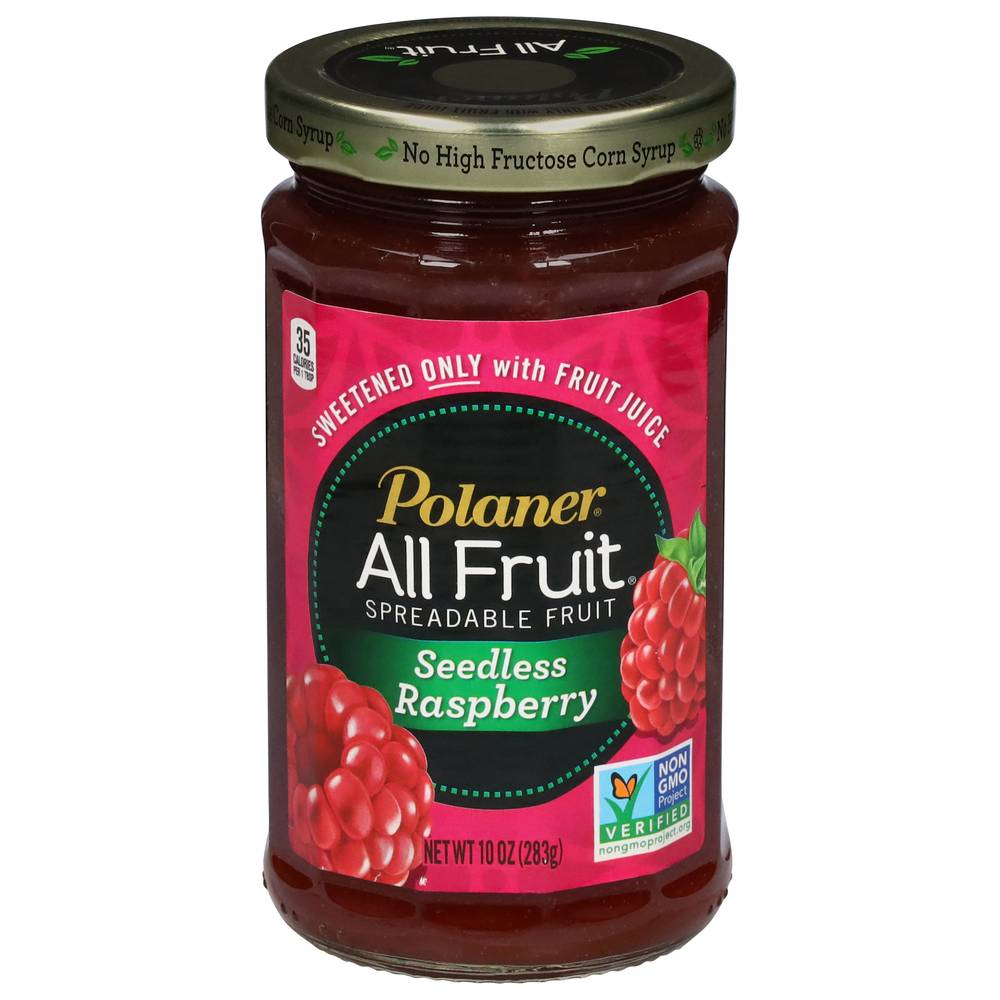 Polaner Seedless Raspberry Spreadable Fruit (10 oz)