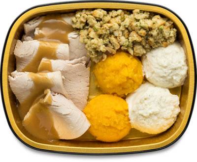 Ready Meals Family Turkey Dinner Meal With Squash - Ea
