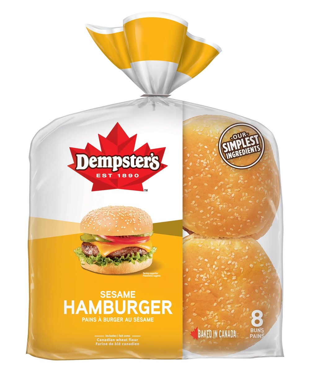 Dempster's Sesame Hamburger Buns (360 g, 8 ct)