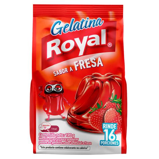 Gelatina Royal Fresa 190g