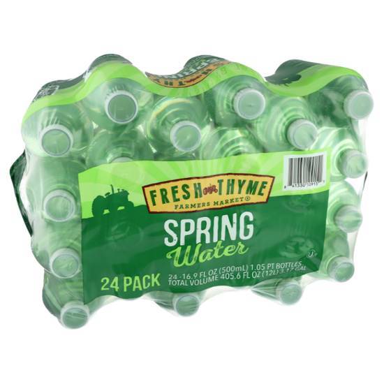 Fresh Thyme Spring Water (24 pack, 16.9 fl oz)