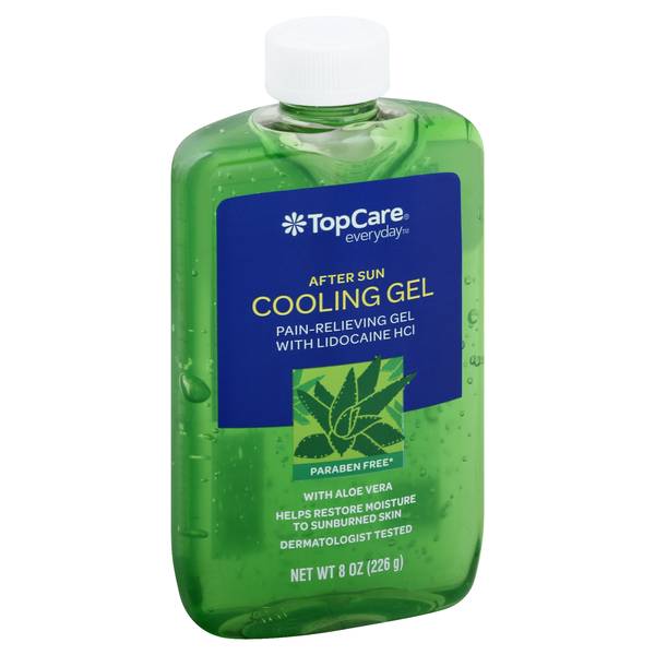 Topcare After Sun Cooling Pain Relieving Gel With Aloevera