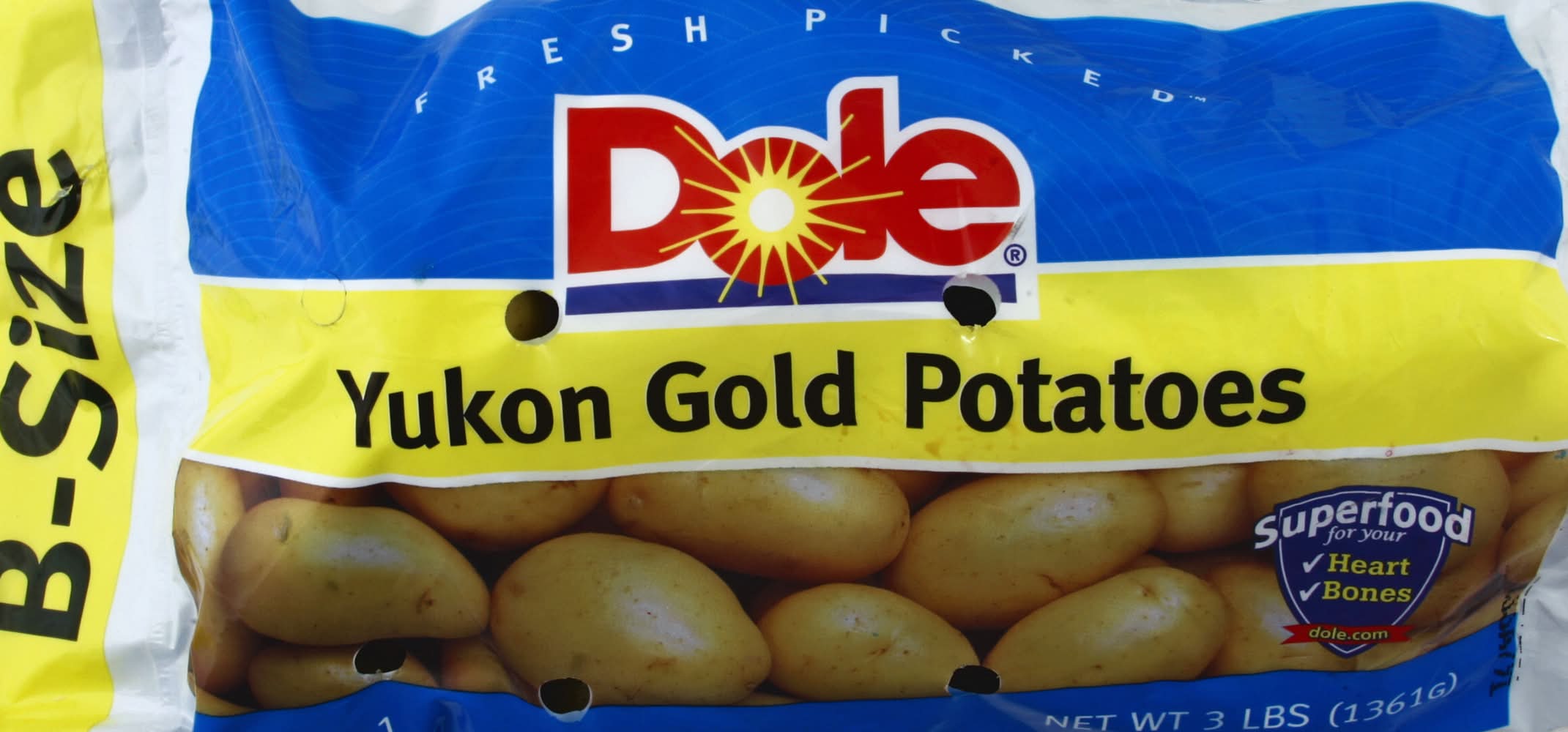 Dole Yukon Gold B-Size Potatoes (3 lbs)