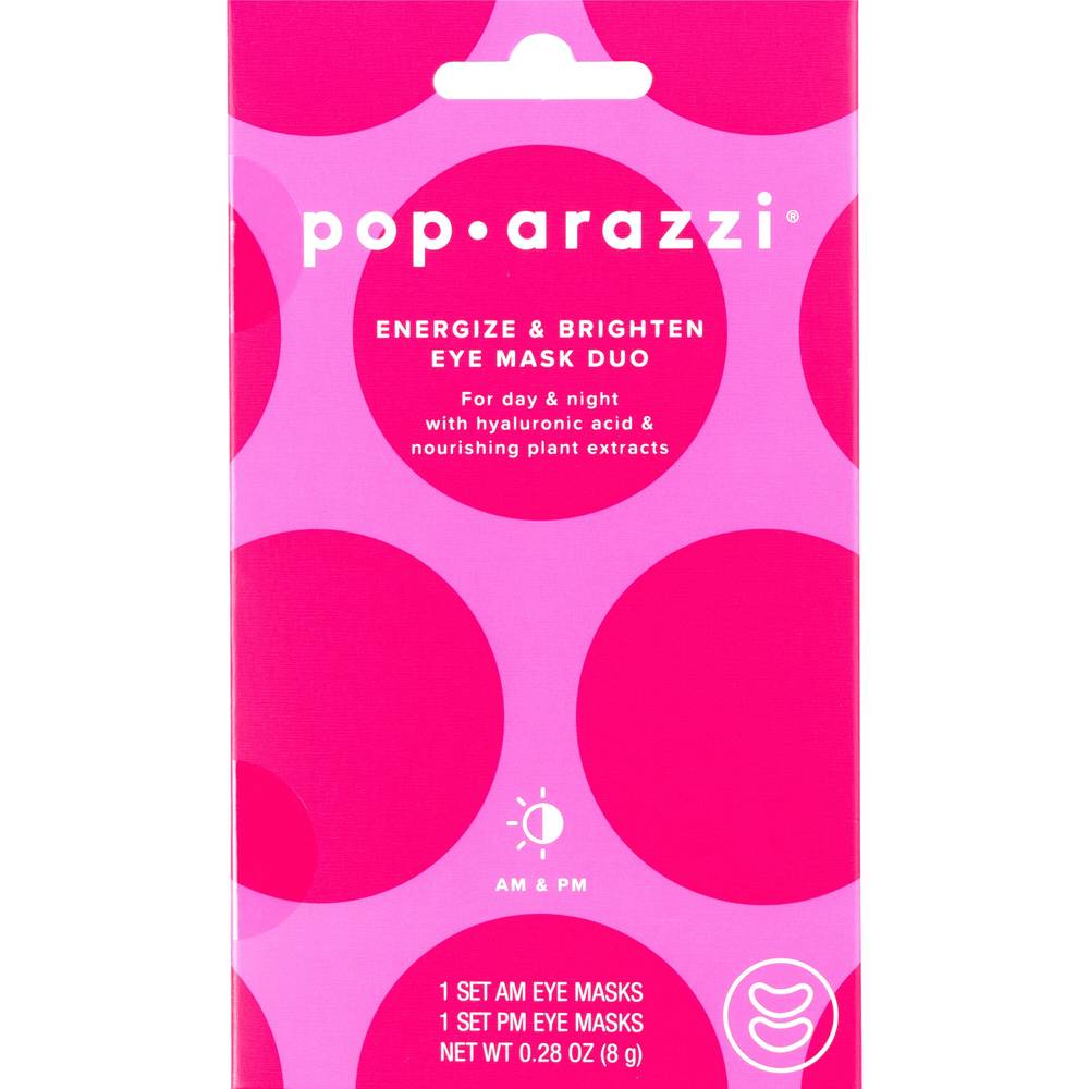 Pop-arazzi Energize & Brighten Eye Mask Duo (0.28 oz, 2 ct)