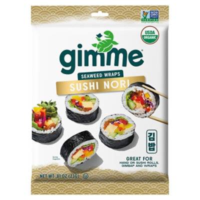 Gimme Sushi Nori Roastd Seaweed Organic