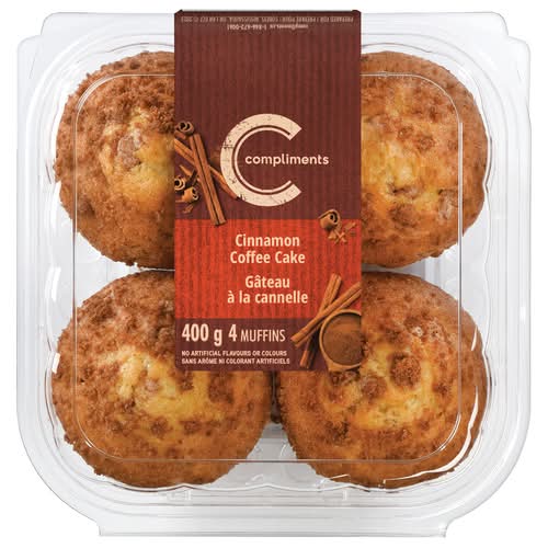 Compliments Muffins Au Gâteau Au Café Et À La Cannelle 400 G / Compliments Muffin Cinnamon Coffee Cake 400 g