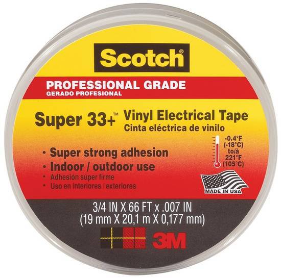 Scotch Electrical Tape 3 Quarter Inch