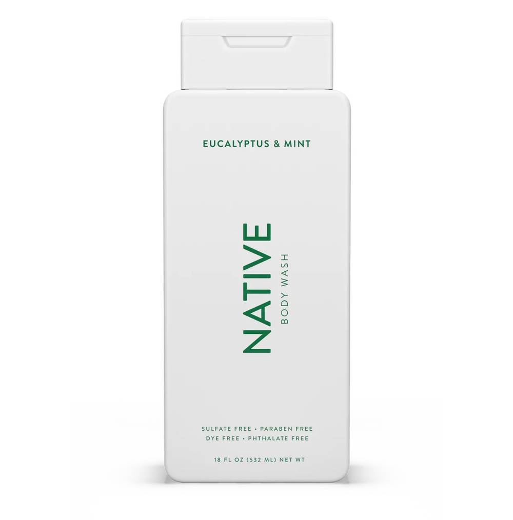 Native Body Wash, Eucalyptus-Mint