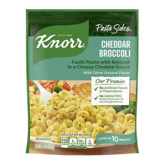 Knorr Pasta Sides Cheddar Broccoli Fusilli Pasta