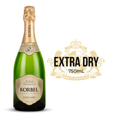Korbel Extra Dry California Champagne (750 ml)