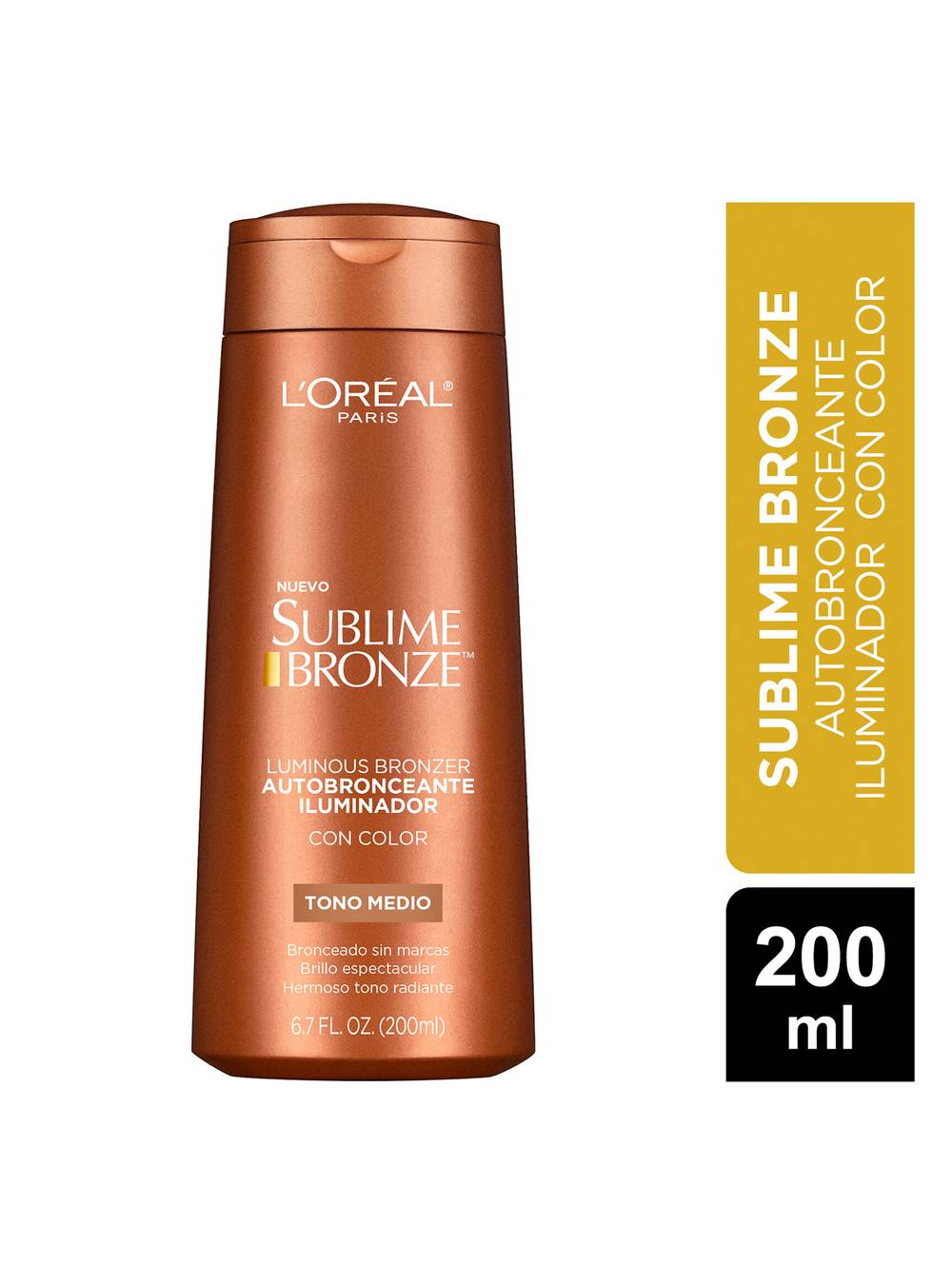 Sublime bronze autobronceante iluminador tono medio (botella 200 ml)