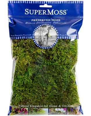 SuperMoss Preserved Moss Bag For Home Garden