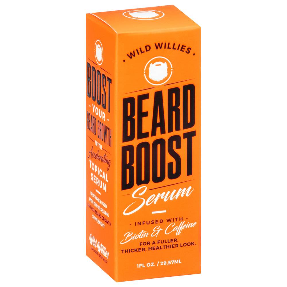 Wild Willies Beard Boost Serum With Biotin and Caffeine