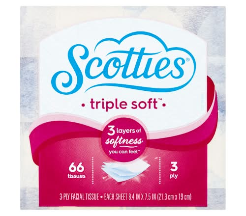 Scotties Triple Soft 3-ply Facial Tissue (66 ct)