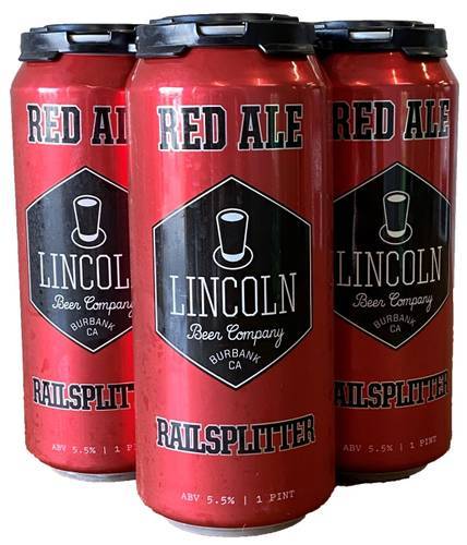 Lincoln Beer Company Beer Co Railsplitter Irish Red Ale (16 fl oz)