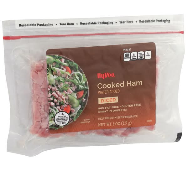 Hy-Vee Diced Cooked Ham (8 oz)