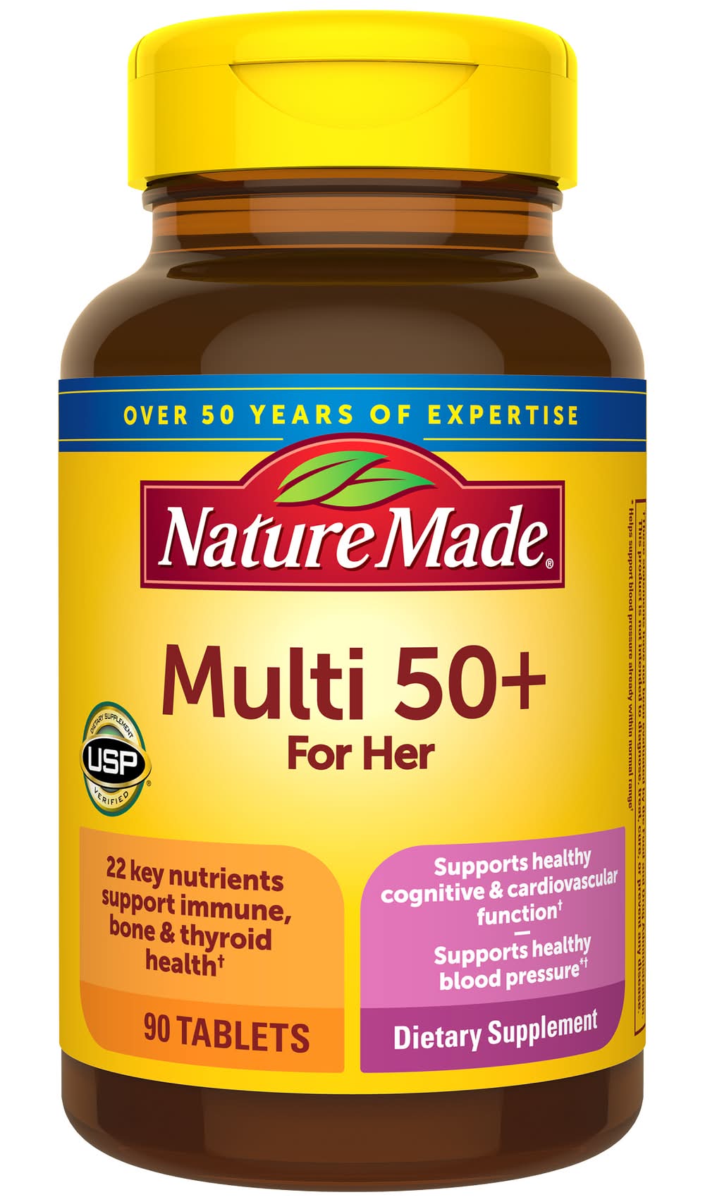 Nature Made Women's Multivitamin 50+ Tablets (7.1 oz)