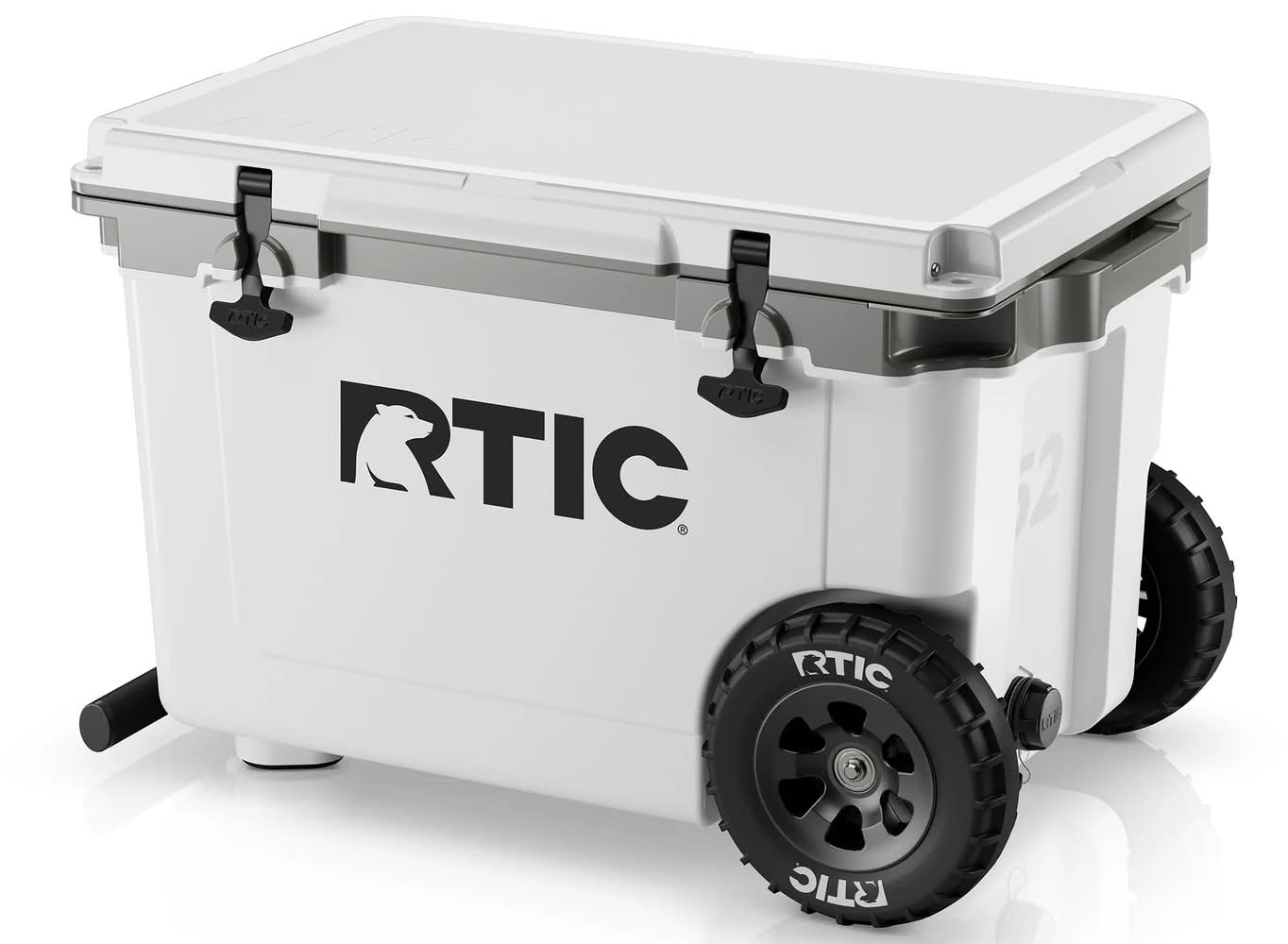 RTIC Outdoors Ultra-Light White 52 Quart(s) Hard Insulated Wheeled Chest cooler with Drainage Spout | 19680